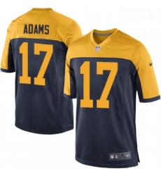 Men Nike Green Bay Packers 17 Davante Adams Game Navy Blue Alternate NFL Jersey Men Nike Green Bay Packers 17 Davante Adams Game Navy Blue Alternate NFL Jersey