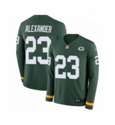 Men Nike Green Bay Packers 23 Jaire Alexander Limited Green Therma Long Sleeve NFL Jersey Men Nike Green Bay Packers 23 Jaire Alexander Limited Green Therma Long Sleeve NFL Jersey
