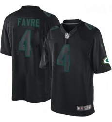 Men Nike Green Bay Packers 4 Brett Favre Limited Black Impact NFL Jersey Men Nike Green Bay Packers 4 Brett Favre Limited Black Impact NFL Jersey
