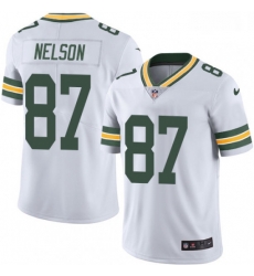 Men Nike Green Bay Packers 87 Jordy Nelson White Vapor Untouchable Limited Player NFL Jersey Men Nike Green Bay Packers 87 Jordy Nelson White Vapor Untouchable Limited Player NFL Jersey