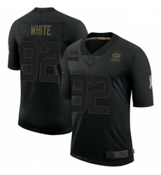 Men Nike Green Bay Packers 92 Reggie White 2020 Black Vapor Limited Jersey Men Nike Green Bay Packers 92 Reggie White 2020 Black Vapor Limited Jersey