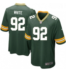 Men Nike Green Bay Packers 92 Reggie White Game Green Team Color NFL Jersey Men Nike Green Bay Packers 92 Reggie White Game Green Team Color NFL Jersey