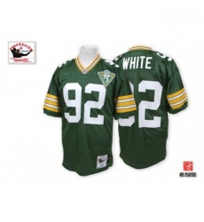 Mitchell and Ness Green Bay Packers 92 Reggie White Authentic Green Throwback NFL Jersey Mitchell and Ness Green Bay Packers 92 Reggie White Authentic Green Throwback NFL Jersey
