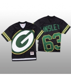 NFL Green Bay Packers 63 Corey Linsley Black Men Mitchell 26 Nell Big Face Fashion Limited NFL Jersey NFL Green Bay Packers 63 Corey Linsley Black Men Mitchell 26 Nell Big Face Fashion Limited NFL Jersey