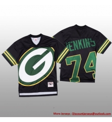 NFL Green Bay Packers 74 Elgton Jenkins Black Men Mitchell 26 Nell Big Face Fashion Limited NFL Jersey NFL Green Bay Packers 74 Elgton Jenkins Black Men Mitchell 26 Nell Big Face Fashion Limited NFL Jersey