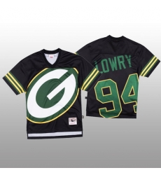NFL Green Bay Packers 94 Dean Lowry Black Men Mitchell 26 Nell Big Face Fashion Limited NFL Jersey NFL Green Bay Packers 94 Dean Lowry Black Men Mitchell 26 Nell Big Face Fashion Limited NFL Jersey