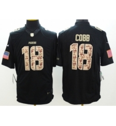 Nike Green Bay Packers 18 Randall Cobb Black Limited Salute to Service NFL Jersey Nike Green Bay Packers 18 Randall Cobb Black Limited Salute to Service NFL Jersey