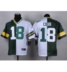 Nike Green Bay Packers 18 Randall Cobb green-white Elite Split NFL Jersey Nike Green Bay Packers 18 Randall Cobb green-white Elite Split NFL Jersey
