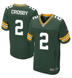 Nike Green Bay Packers #2 Mason Crosby Green Team Color Men 27s Stitched NFL Elite Jersey Nike Green Bay Packers #2 Mason Crosby Green Team Color Men 27s Stitched NFL Elite Jersey