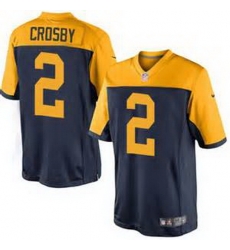 Nike Green Bay Packers #2 Mason Crosby Navy Blue Alternate Mens Stitched NFL New Elite Jersey Nike Green Bay Packers #2 Mason Crosby Navy Blue Alternate Mens Stitched NFL New Elite Jersey