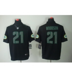 Nike Green Bay Packers 21 Charles Woodson Black Limited Impact Jersey Nike Green Bay Packers 21 Charles Woodson Black Limited Impact Jersey