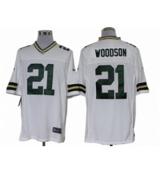 Nike Green Bay Packers 21 Charles Woodson White Limited NFL Jersey Nike Green Bay Packers 21 Charles Woodson White Limited NFL Jersey