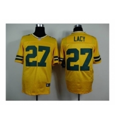 Nike Green Bay Packers 27 Eddie Lacy yellow Elite NFL Jersey Nike Green Bay Packers 27 Eddie Lacy yellow Elite NFL Jersey