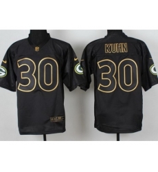 Nike Green Bay Packers 30 John Kuhn Black Elite 2014 PRO Gold Lettering Fashion NFL Jersey Nike Green Bay Packers 30 John Kuhn Black Elite 2014 PRO Gold Lettering Fashion NFL Jersey