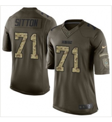 Nike Green Bay Packers #71 Josh Sitton Green Men 27s Stitched NFL Limited Salute To Service Jersey Nike Green Bay Packers #71 Josh Sitton Green Men 27s Stitched NFL Limited Salute To Service Jersey