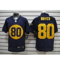 Nike Green Bay Packers 80 Donald Driver Blue Elite NFL Jersey Nike Green Bay Packers 80 Donald Driver Blue Elite NFL Jersey