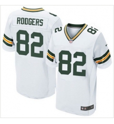 Nike Green Bay Packers #82 Richard Rodgers White Mens Stitched NFL Elite Jersey Nike Green Bay Packers #82 Richard Rodgers White Mens Stitched NFL Elite Jersey
