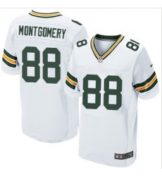 Nike Green Bay Packers #88 Ty Montgomery White Mens Stitched NFL Elite Jersey Nike Green Bay Packers #88 Ty Montgomery White Mens Stitched NFL Elite Jersey