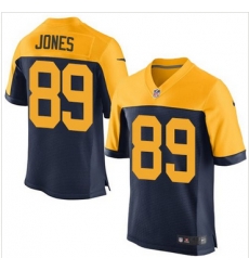 Nike Green Bay Packers #89 James Jones Navy Blue Alternate Mens Stitched NFL New Elite Jersey Nike Green Bay Packers #89 James Jones Navy Blue Alternate Mens Stitched NFL New Elite Jersey