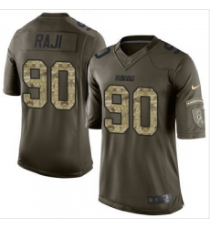 Nike Green Bay Packers #90 B J Raji Green Men 27s Stitched NFL Limited Salute To Service Jersey Nike Green Bay Packers #90 B J Raji Green Men 27s Stitched NFL Limited Salute To Service Jersey
