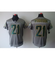 Nike Green bay Packers 21 Charles Woodson Grey Elite Shadow NFL Jersey Nike Green bay Packers 21 Charles Woodson Grey Elite Shadow NFL Jersey