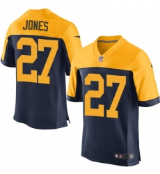 Nike Packers #27 Josh Jones Navy Blue Alternate Mens Stitched NFL New Elite Jersey Nike Packers #27 Josh Jones Navy Blue Alternate Mens Stitched NFL New Elite Jersey