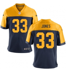 Nike Packers #33Aaron Jones Mens Navy Alternate Game NFL Jersey Nike Packers #33Aaron Jones Mens Navy Alternate Game NFL Jersey