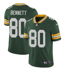 Nike Packers #80 Martellus Bennett Green Team Color Mens Stitched NFL Vapor Untouchable Limited Jersey Nike Packers #80 Martellus Bennett Green Team Color Mens Stitched NFL Vapor Untouchable Limited Jersey