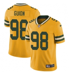 Nike Packers #98 Letroy Guion Yellow Mens Stitched NFL Limited Rush Jersey Nike Packers #98 Letroy Guion Yellow Mens Stitched NFL Limited Rush Jersey