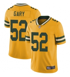 Packers 52 Rashan Gary Yellow Men Stitched Football Limited Rush Jersey Packers 52 Rashan Gary Yellow Men Stitched Football Limited Rush Jersey