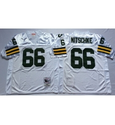 Packers 66 Ray Nitschke White Long Sleeve Throwback Jersey Packers 66 Ray Nitschke White Long Sleeve Throwback Jersey
