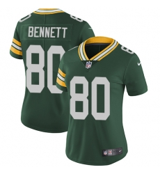 Nike Packers #80 Martellus Bennett Green Team Color Womens Stitched NFL Vapor Untouchable Limited Jersey Nike Packers #80 Martellus Bennett Green Team Color Womens Stitched NFL Vapor Untouchable Limited Jersey