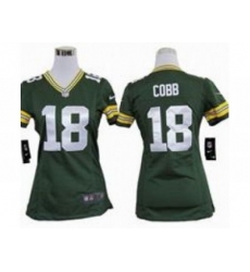 Nike Women NFL Green Bay Packers #18 Randall Cobb Green Jerseys Nike Women NFL Green Bay Packers #18 Randall Cobb Green Jerseys