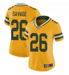Packers #26 Darnell Savage Yellow Women Stitched Football Limited Rush Jersey Packers #26 Darnell Savage Yellow Women Stitched Football Limited Rush Jersey