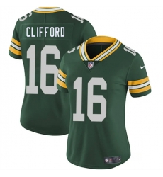Women Green Bay Packers 16 Sean Clifford Green 2025 Vapor Untouchable Limited Stitched Jersey Women Green Bay Packers 16 Sean Clifford Green 2025 Vapor Untouchable Limited Stitched Jersey