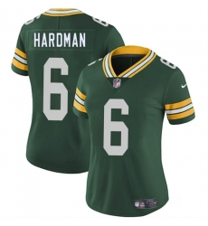 Women Green Bay Packers 6 Mecole Hardman Green 2025 Vapor Untouchable Limited Stitched Jersey