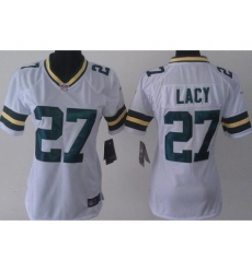 Women Nike Green Bay Packers 27 Eddie Lacy White NFL Jerseys Women Nike Green Bay Packers 27 Eddie Lacy White NFL Jerseys