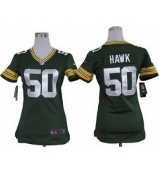 Women Nike Green Bay Packers 50 A.J.Hawk Green Nike NFL Jerseys Women Nike Green Bay Packers 50 A.J.Hawk Green Nike NFL Jerseys
