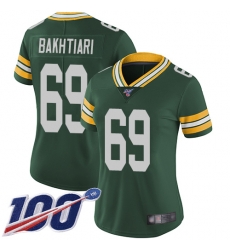 Women Packers 69 David Bakhtiari Green Team Color Stitched Football 100th Season Vapor Limited Jersey Women Packers 69 David Bakhtiari Green Team Color Stitched Football 100th Season Vapor Limited Jersey