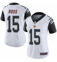 Womens Nike Cincinnati Bengals 15 John Ross Limited White Rush Vapor Untouchable NFL Jersey Womens Nike Cincinnati Bengals 15 John Ross Limited White Rush Vapor Untouchable NFL Jersey
