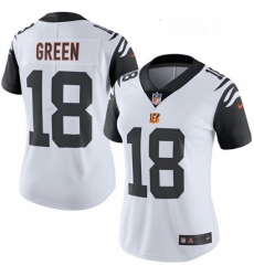 Womens Nike Cincinnati Bengals 18 AJ Green Limited White Rush Vapor Untouchable NFL Jersey Womens Nike Cincinnati Bengals 18 AJ Green Limited White Rush Vapor Untouchable NFL Jersey