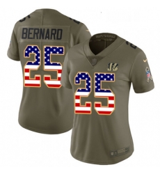 Womens Nike Cincinnati Bengals 25 Giovani Bernard Limited OliveUSA Flag 2017 Salute to Service NFL Jersey Womens Nike Cincinnati Bengals 25 Giovani Bernard Limited OliveUSA Flag 2017 Salute to Service NFL Jersey
