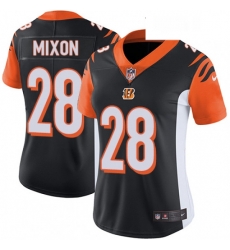 Womens Nike Cincinnati Bengals 28 Joe Mixon Elite Black Team Color NFL Jersey Womens Nike Cincinnati Bengals 28 Joe Mixon Elite Black Team Color NFL Jersey