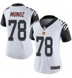 Womens Nike Cincinnati Bengals 78 Anthony Munoz Limited White Rush Vapor Untouchable NFL Jersey Womens Nike Cincinnati Bengals 78 Anthony Munoz Limited White Rush Vapor Untouchable NFL Jersey