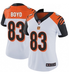 Womens Nike Cincinnati Bengals 83 Tyler Boyd Elite White NFL Jersey Womens Nike Cincinnati Bengals 83 Tyler Boyd Elite White NFL Jersey