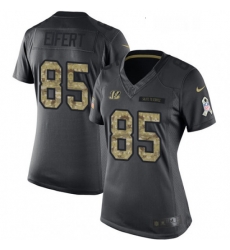 Womens Nike Cincinnati Bengals 85 Tyler Eifert Limited Black 2016 Salute to Service NFL Jersey Womens Nike Cincinnati Bengals 85 Tyler Eifert Limited Black 2016 Salute to Service NFL Jersey