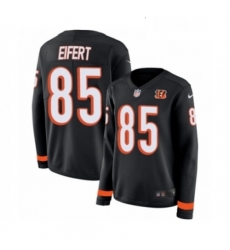 Womens Nike Cincinnati Bengals 85 Tyler Eifert Limited Black Therma Long Sleeve NFL Jersey Womens Nike Cincinnati Bengals 85 Tyler Eifert Limited Black Therma Long Sleeve NFL Jersey