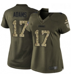Womens Nike Green Bay Packers 17 Davante Adams Elite Green Salute to Service NFL Jersey Womens Nike Green Bay Packers 17 Davante Adams Elite Green Salute to Service NFL Jersey