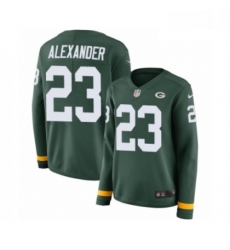 Womens Nike Green Bay Packers 23 Jaire Alexander Limited Green Therma Long Sleeve NFL Jersey Womens Nike Green Bay Packers 23 Jaire Alexander Limited Green Therma Long Sleeve NFL Jersey