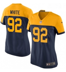 Womens Nike Green Bay Packers 92 Reggie White Elite Navy Blue Alternate NFL Jersey Womens Nike Green Bay Packers 92 Reggie White Elite Navy Blue Alternate NFL Jersey